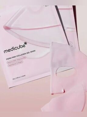 MEDICUBE PDRN PINK COLLAGEN GEL MASK -1 MASK Spa Day Self Care Fast Shipping